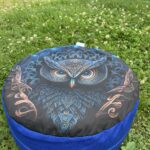 Sova - pohánkový podsedák 40x15 cm s plným dnom