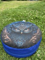 Sova - pohánkový podsedák 40x15 cm s plným dnom