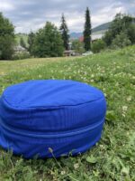 Pávie perá - pohánkový podsedák 40x15 cm s plným dnom – Obrázok 2