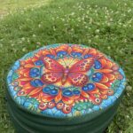 Motýľ - pohánkový podsedák 40x15 cm s plným dnom