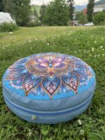 Modrý motýľ - pohánkový podsedák 35x10 cm s plným dnom – Obrázok 2